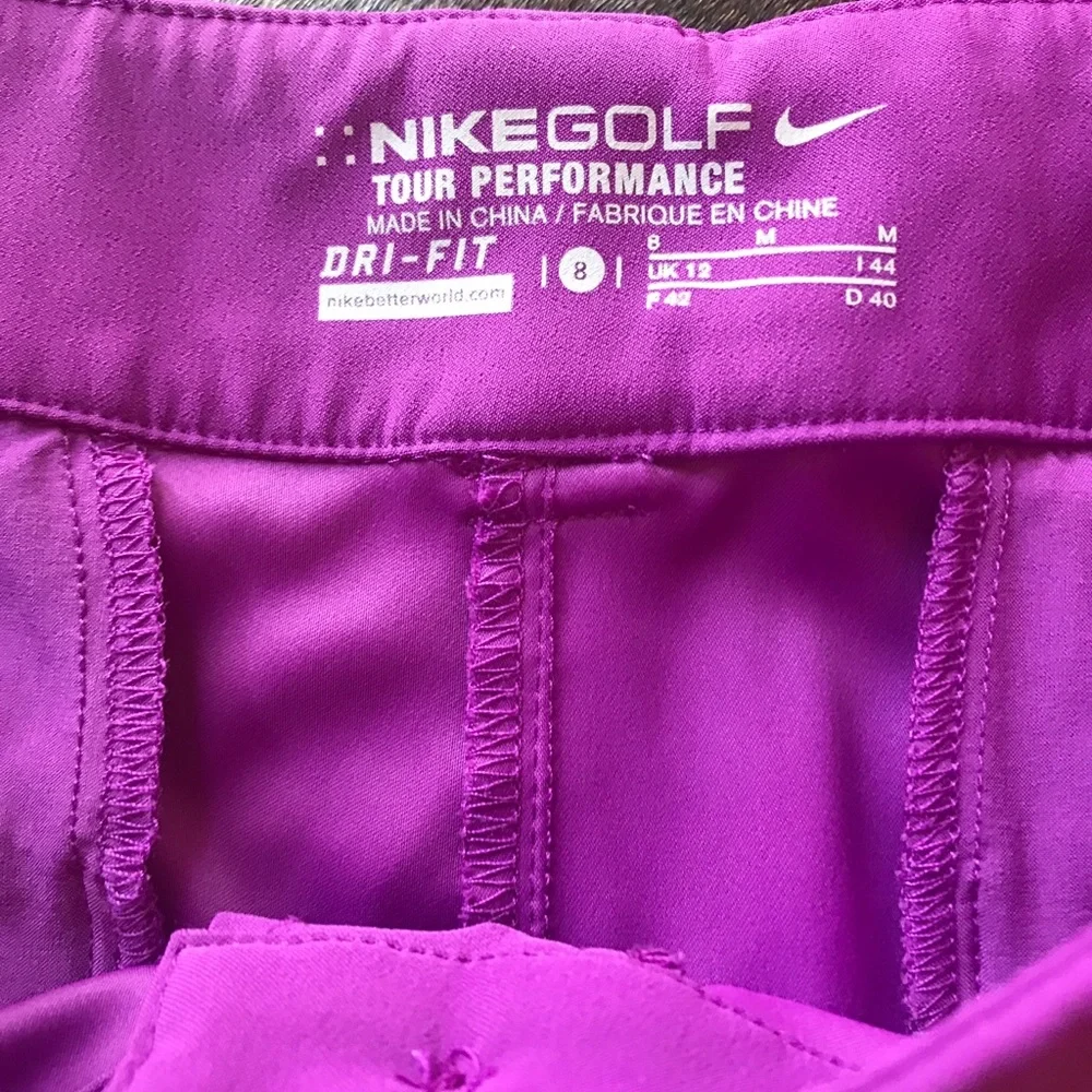 Nike Golf Purple Shorts Size M 8 - Picture 6 of 6